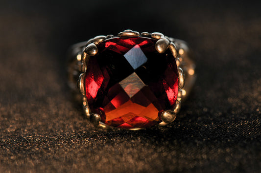 Scarlet Spark Ring