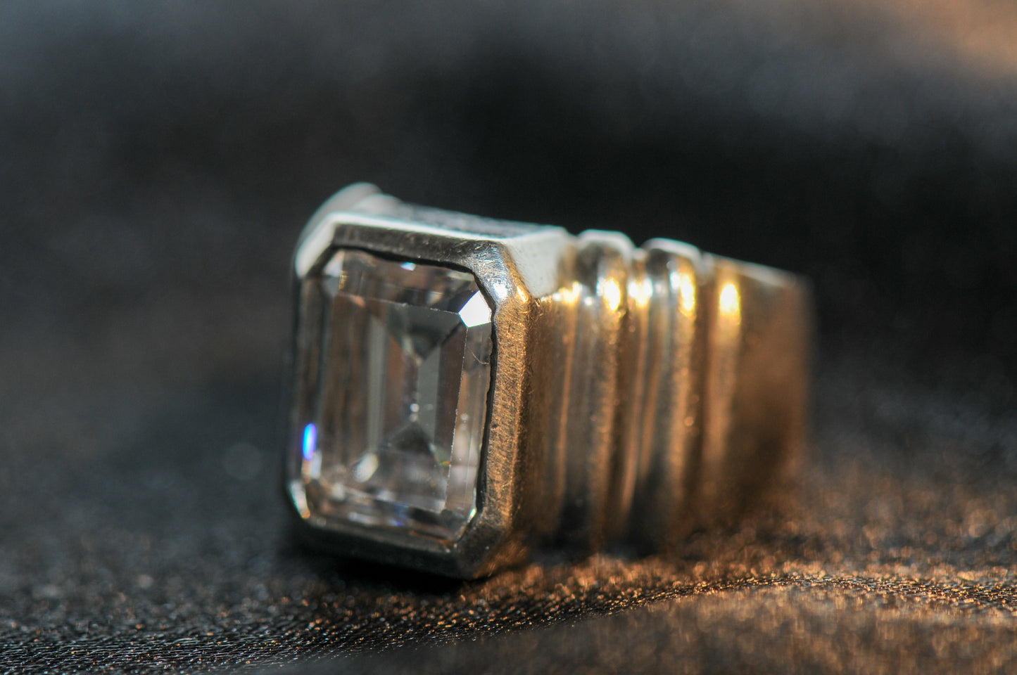 Cushion Encased Ring