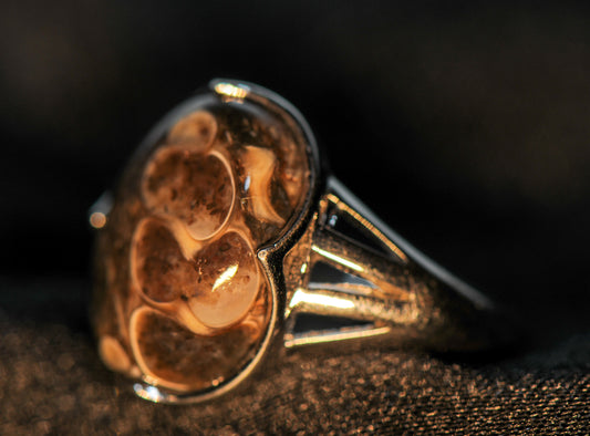 Grey stone Vintage Ring