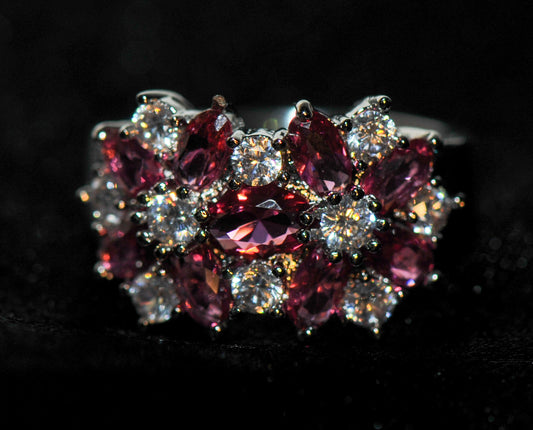 Pink Forever Flower Ring