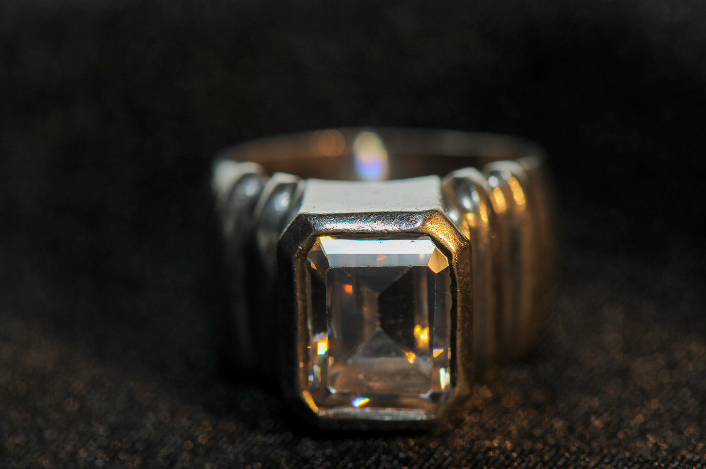 Cushion Encased Ring