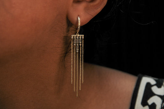 Gold Chandelier Earrings
