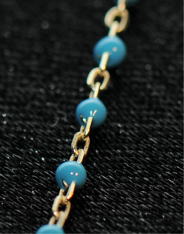 Blue Bead Bracelet