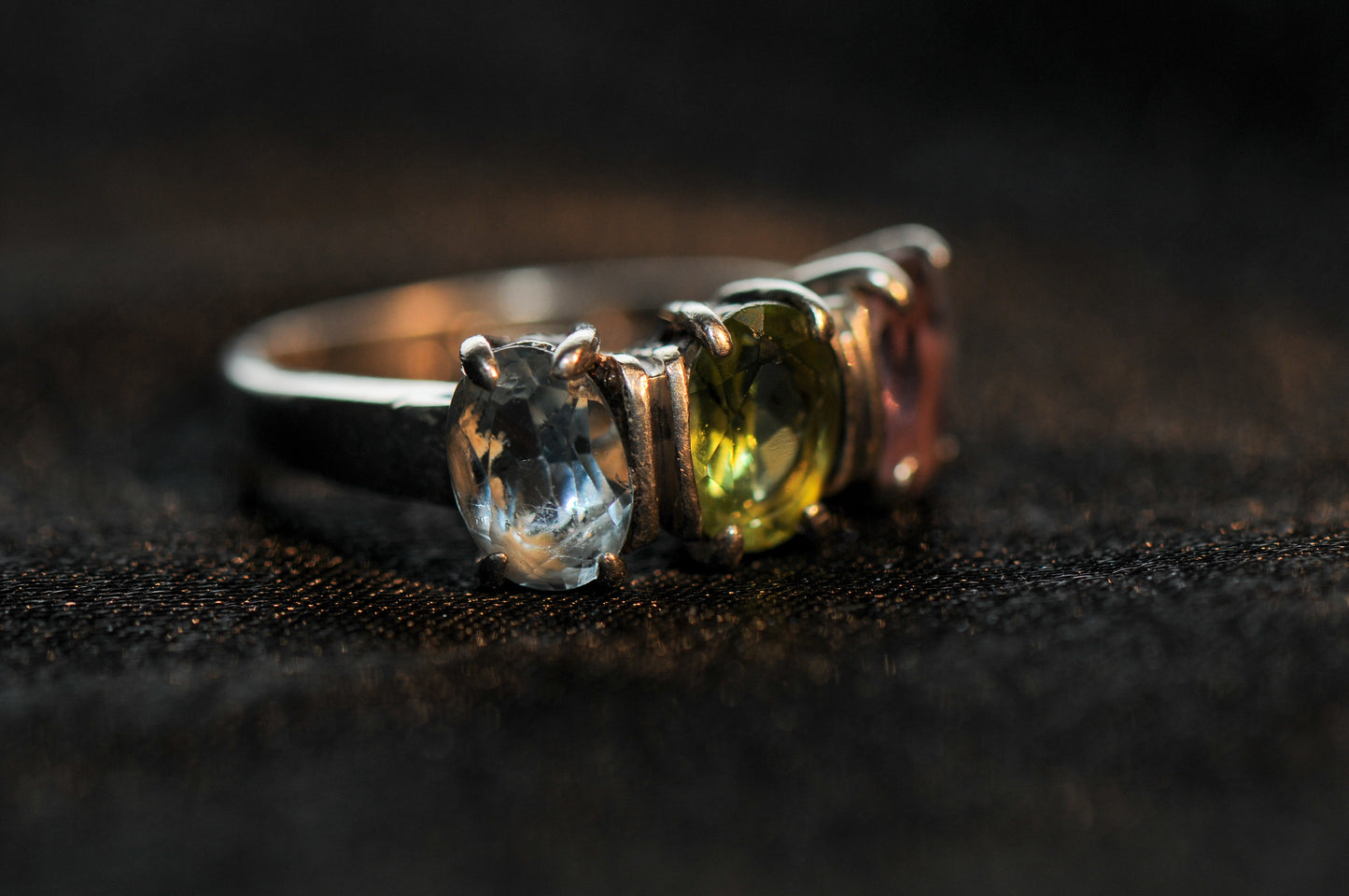 Blue, Green, Pink Ring