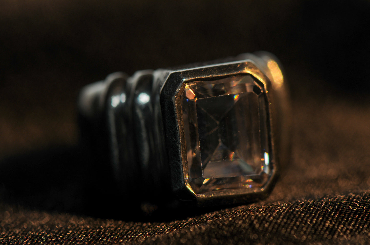 Cushion Encased Ring