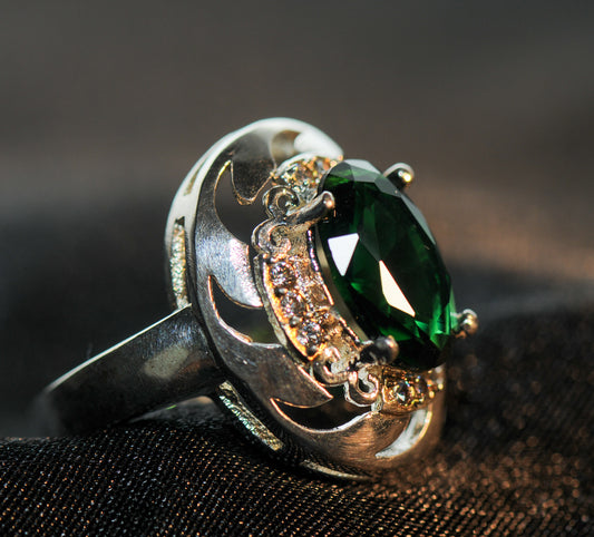 Emerald Oval Ring