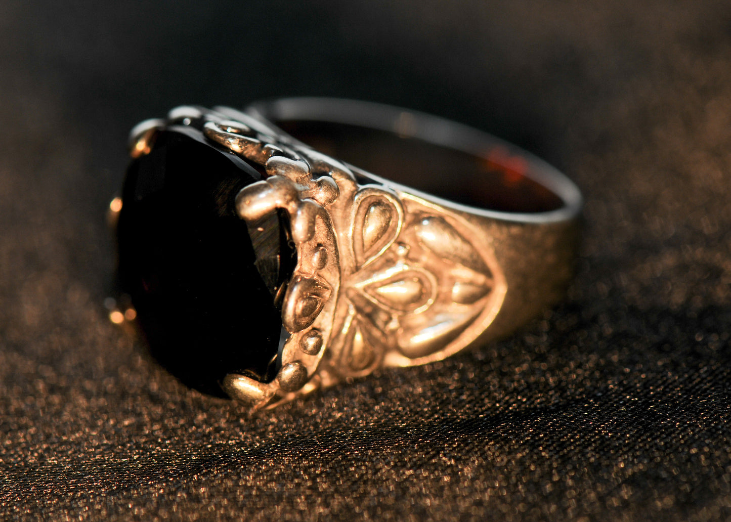 Scarlet Spark Ring