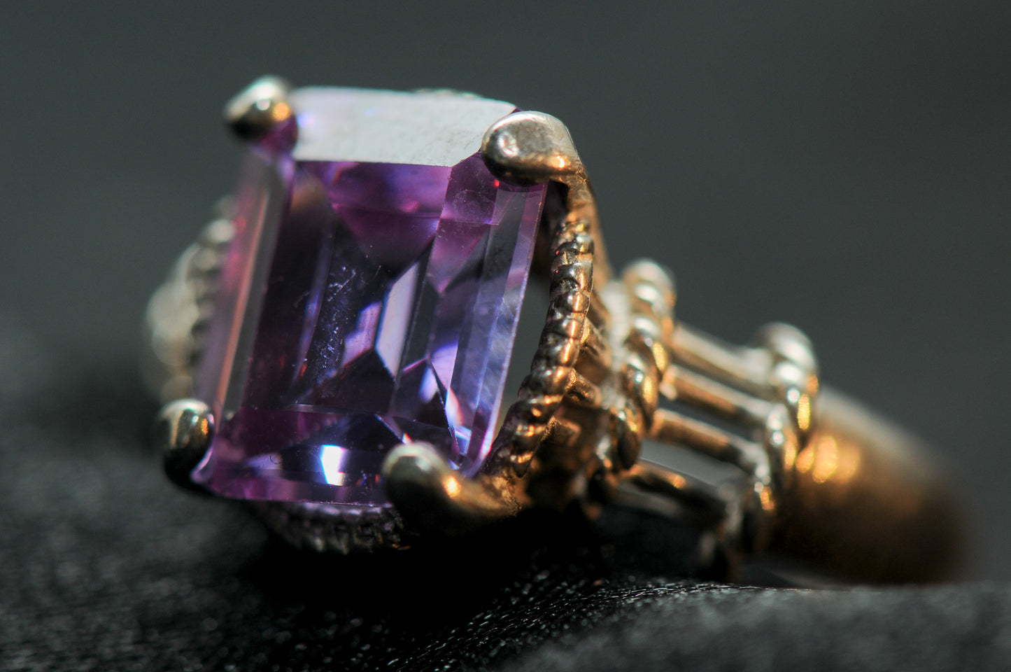 Amethyst Vintage Ring