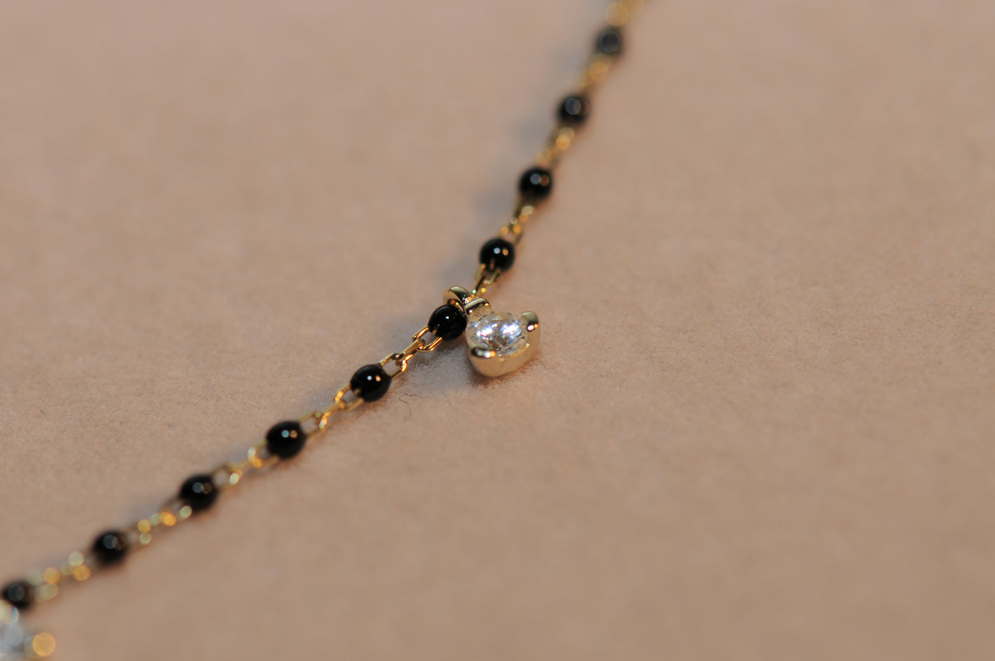 Black Bead Necklace